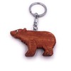 H-Customs Brown Bear Cute Animal Grizzly Real Wood Elegant Handmade