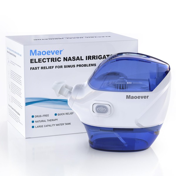 Maoever MAOEVER Two-Tank Nasal Irrigation System, Dual Water Reservoir, Adjustable