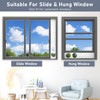 Flamorrow Dual Hose Portable Air Conditioner Window Kit, Adjustable Window