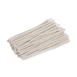 aesxniy 100 Pieces of 6-Inch Conical Pipe Cleaner, Made of Pure Cotton, Used for Removing Tar, Resin, and Dust