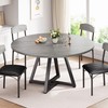 Jocoevol 51“ Round Kitchen Dining Room Table for 6-8, Circle