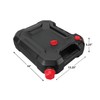 Performance Tool W4076 10-Quart Oil Drain Container, Deep Drain Well,