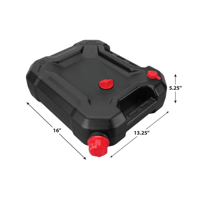 Performance Tool W4076 10-Quart Oil Drain Container, Deep Drain Well,