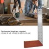 250mm Right Angle Ruler Multi Function Mahogany Thickened Measuring Ruler