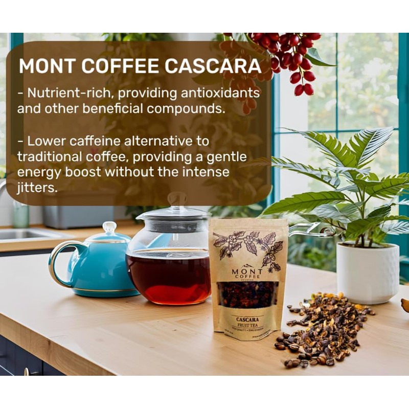 Premium Coffee Cascara - Dried Coffee Shells Husk Premium- Ecuadorian