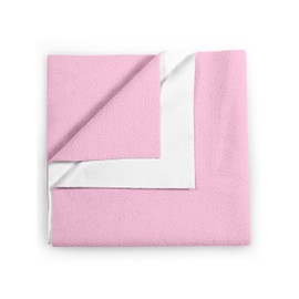 Waterproof Mattress Protector for Adults and Kids, Reusable Mattress Protector (Baby Pink, 40 x 54 Inch)