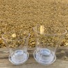 2.16cm Clear Plastic Orchid Flower Pot with Saucer