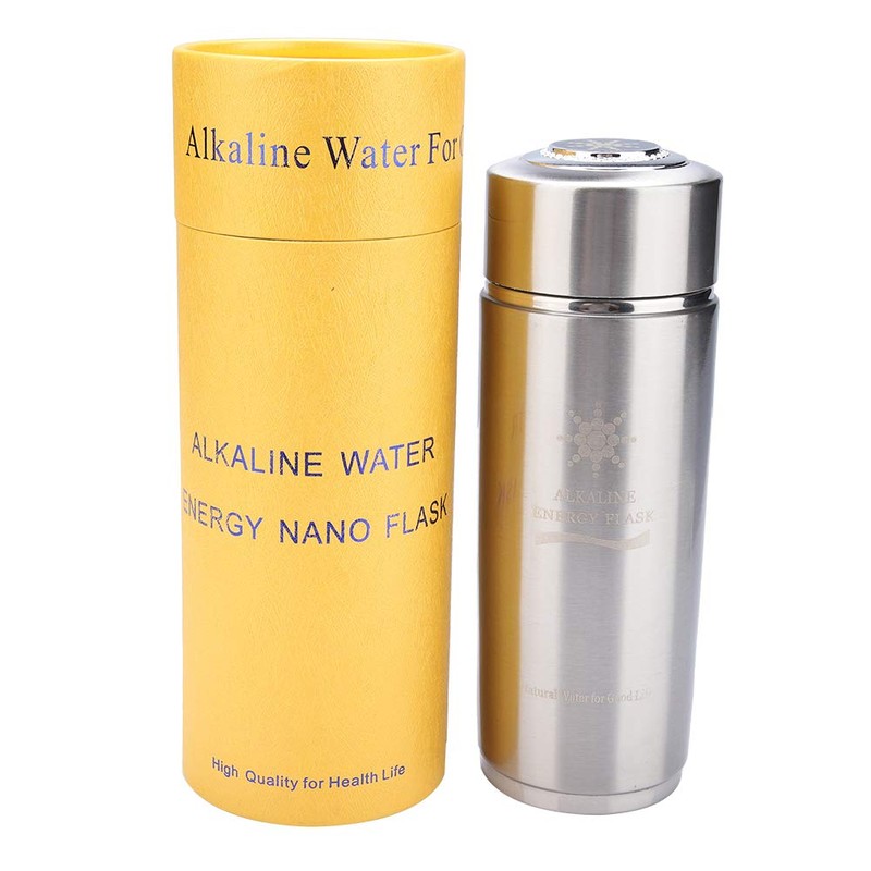Stainless Alkaline Water Bottle Portable Nano Balance Energy Ionizer Cup