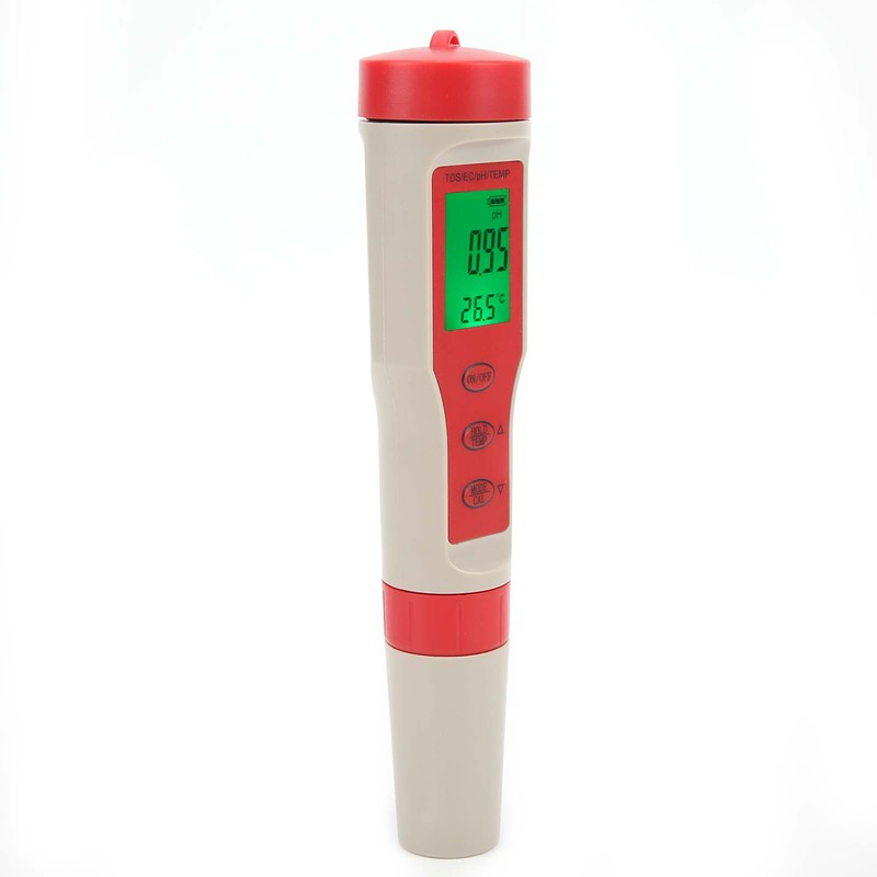 4 in 1 Water Quality Test Pen Portable PH/EC/TDS/Temperature Analyzer