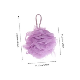 TOVINANNA 4pcs Exfoliating Bath Loofahs Soft Body Scrubber for Luxurious Shower Experience for Men Women and Families Creates Abundant Convenient Hanging Design for Easy Storage