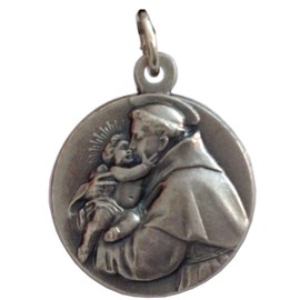 Saint Anthony of Padua Silver Medal - The Patron Saints Medals