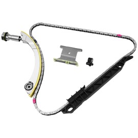 2.4 Ecotec Timing Chain Kit W/Tensioner 94201S Compatible with 2010-2017 Chevy Equinox Malibu, GMC Terrain, Buick Verano Regal Lacrosse, Saturn Aura/Vue,2.4L 2.0L 2.2#12680750 kit cadena de tiempo
