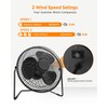 EasyAcc 6 Inch USB Desk Fan, Small USB Desk Fan,