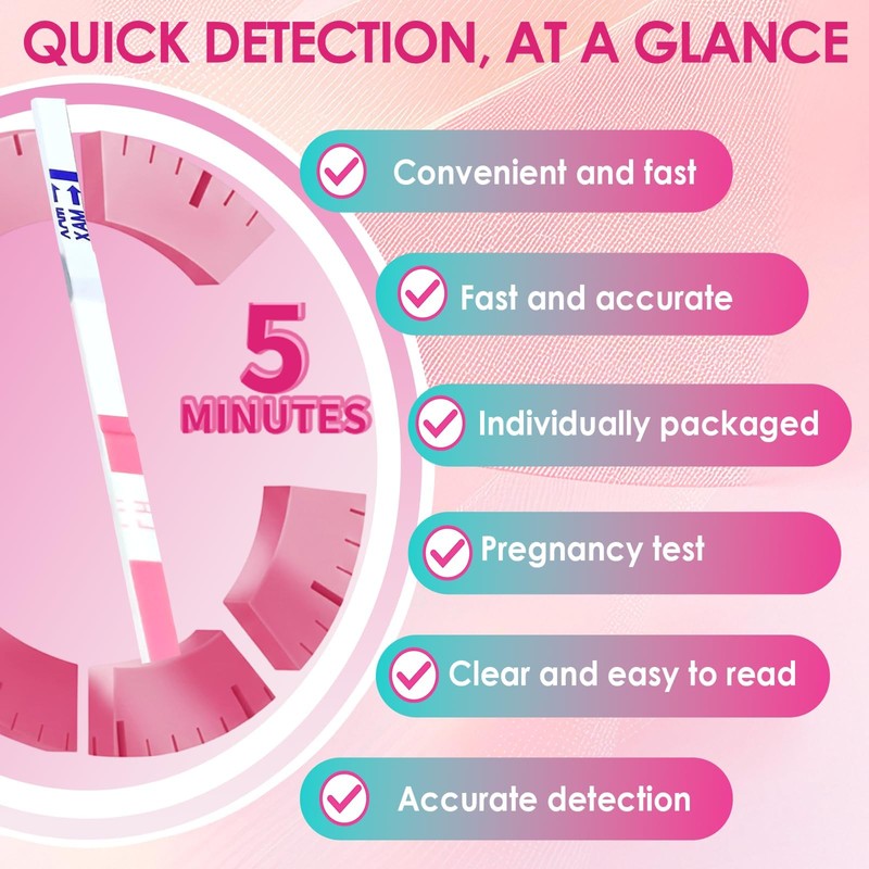 50 Pieces Ovulation Test Strips, Fertility Predictor Testing Sticks, Individually