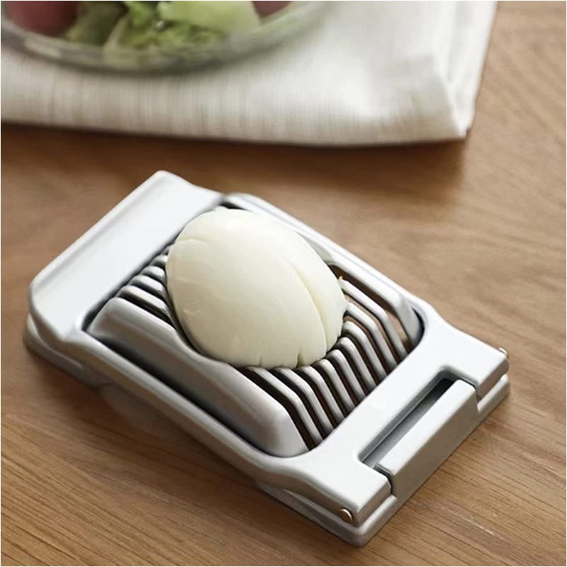 Egg Slicer Stainless Steel Egg Divider Cutting Wires, Egg Shaker,
