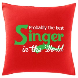 Hippowarehouse Probably The Best Singer in The World Printed bedroom accessory cushion cover case 41x41cm