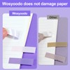Wosyoodo 2000 Pcs Book Tabs, Sticky Tabs, Writable Index Tabs,