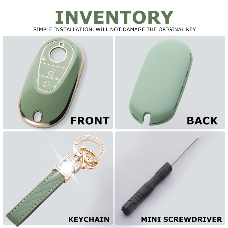 0BT59 Key Fob Cover Case, Keychain Protection for 2020-2024 Maybach