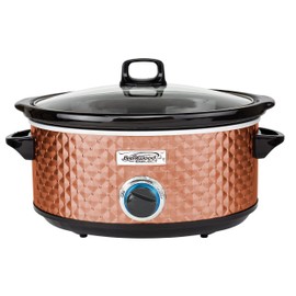 Brentwood Select SC-157C Slow Cooker, 7 Quart, Copper
