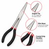 11-Inch Long Nose Pliers – Bent Handle Tool with 5