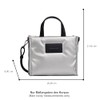 TOM TAILOR Women's Patti Shopper, silver, Fashion