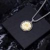 PDTJMTG Star of David Necklace with Name of God YHWH