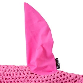 Klaus Cotton Ear Net Horse Fly Hood Ear Net 1C (Pink)