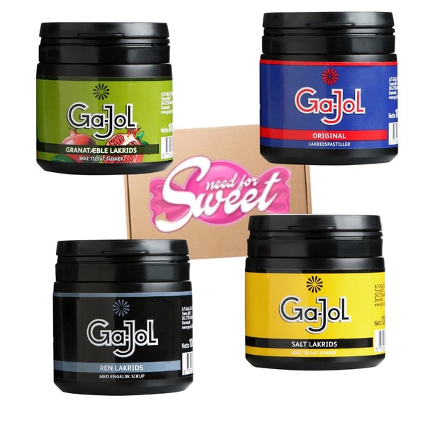 Ga-Jol Cupholder Mix 4 x 100 g in the varieties