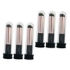 PACKOVE 6pcs Portable Lipstick Applicator Wands for Women Silicone Lip