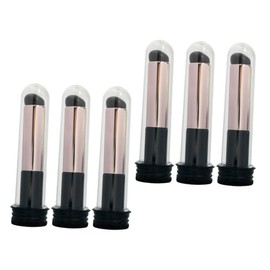 PACKOVE 6pcs Portable Lipstick Applicator Wands for Women Silicone Lip Brush with Rounded Tips for Smudging and Blending Lightweight Makeup Tools for Travel and Everyday Use