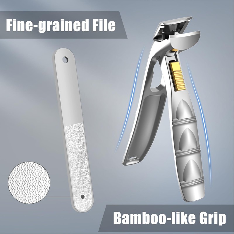 SHINLEA Nail Clippers for Seniors Thick Toenails, Professional Fingernail Toenail