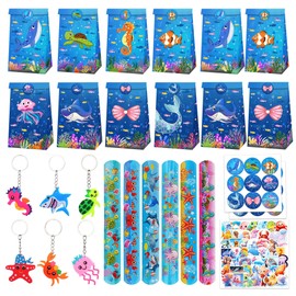 Roaring Good Time Underwater World Party Bags Birthday Party Favours Pen Notepad Party Bags Sea Animals Gift Children's Birthday Pinata Filling Boys