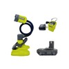 RYOBI ONE+ PCL665 18V Cordless Flexible LED Clamp Light Kit