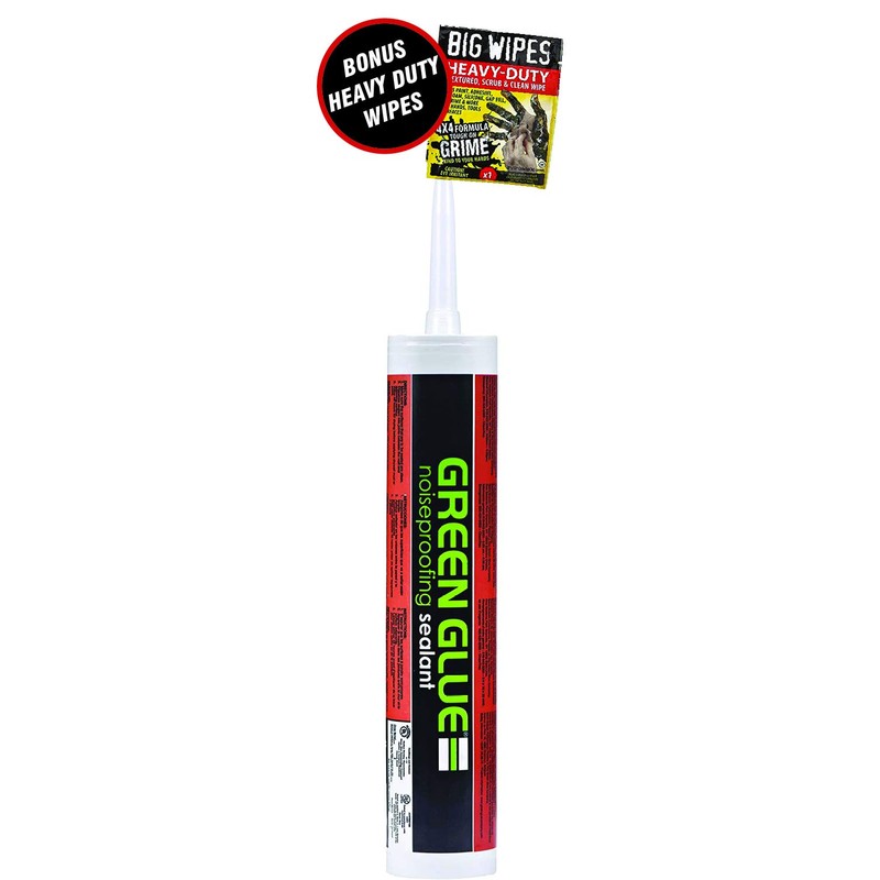 Acoustical Caulk (29 oz) 1 Tube with clean up wipe