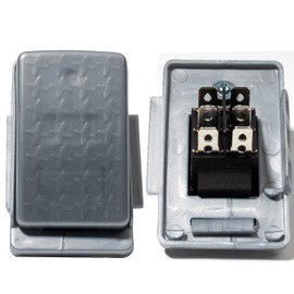 2 pin 6V 12V 24V Replacement Parts for Ride on Toys Powered Vehicle Foot Pedal Switch 24volt Kids Ride on Power car Accelerator Button Foot Switch Kids 6volt 12volt Electric Cars Foot Pedal Reset