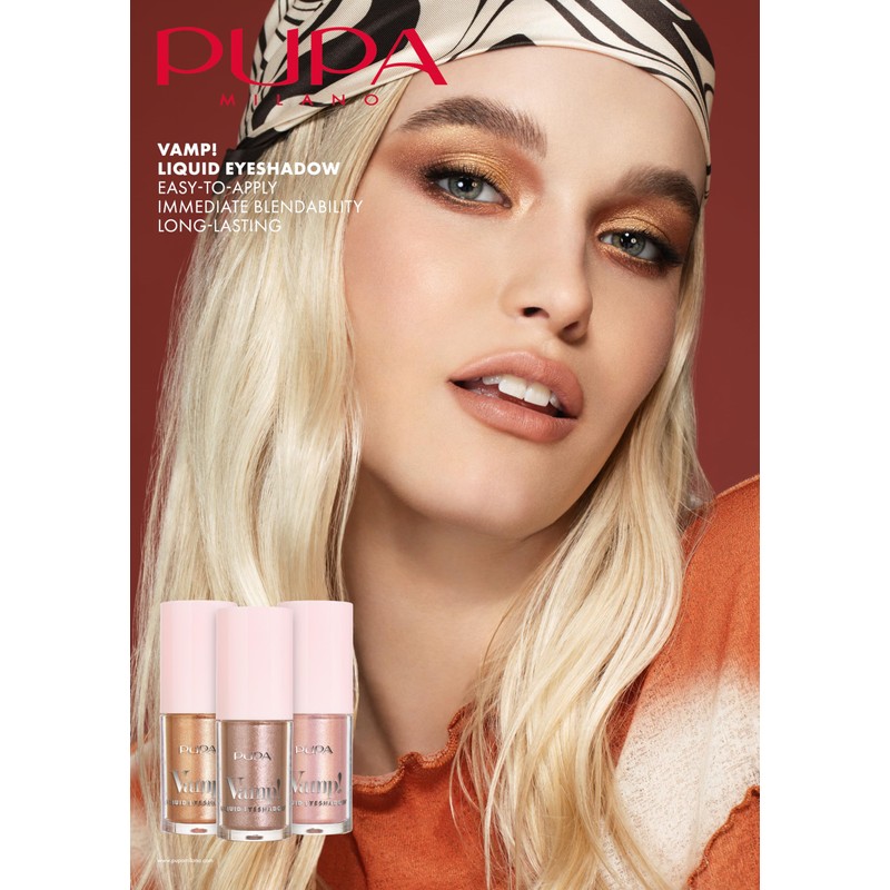 Pupa Vamp! Liquid Eyeshadow 010 Greige Flüssig-Lidschatten