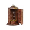 Bless-International Traditional-Handmade-Burner Wooden-Incense-Stick-Holder Ash-Catcher-Stand for-Aromatherapy-Meditation-Yoga (7 Inch Letter Box Wooden