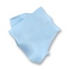 Color sólido Hankerchief bolsillo cuadrado pañuelo pañuelos para hombre, Celeste