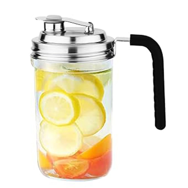 2 Pcs Wide Mouth Mason Jar Stainless Steel Pour Spout