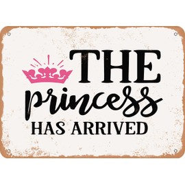 7 x 10 METAL SIGN - the Prince Has Arrived - 2 - Vintage Rusty Look Sign