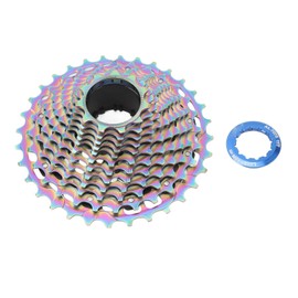 12 Speed Cassette 32T Steel Light Weight Hollow Design Low Noise Smooth Operation Bike Part for Road Bike Colorful