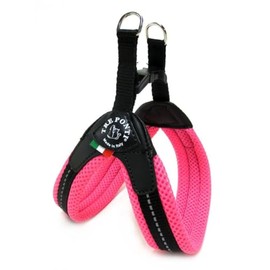 TRE PONTI Easy Fit Mesh Fix Neon Dog Harness, Size 1, Pink