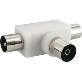 Schwaiger ASV25532 2x Plug-In Connector Splitter White