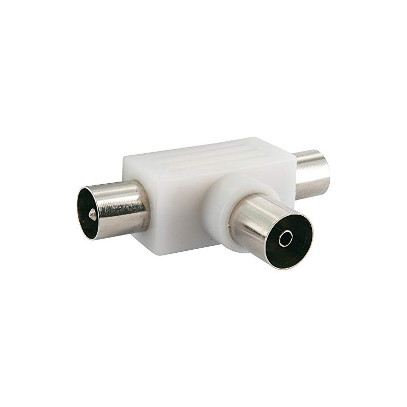Schwaiger ASV25532 2x Plug-In Connector Splitter White