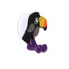 SandT Collection Toucan Suction Toothbrush Holder for Mirror Wall -