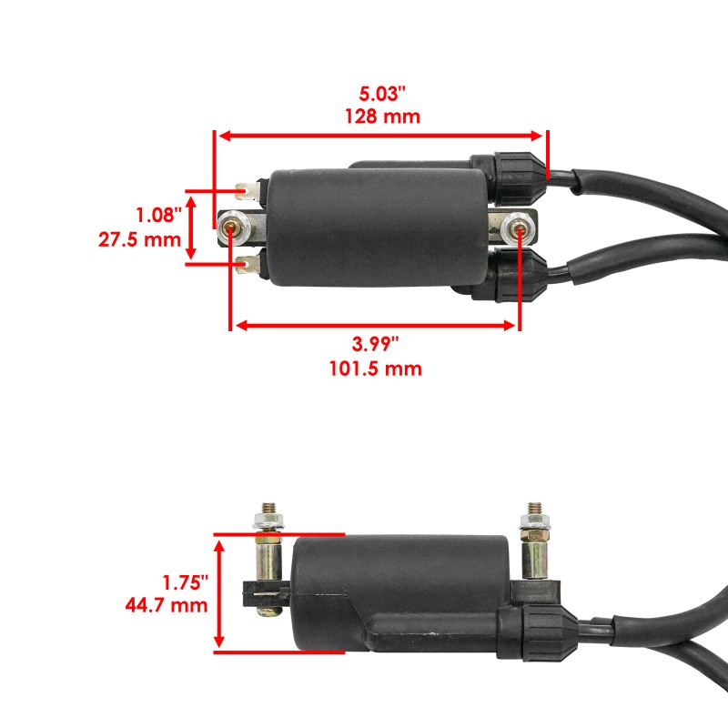 Caltric Ignition Coil Double Line for Kawasaki KZ1000 Ltd 1977