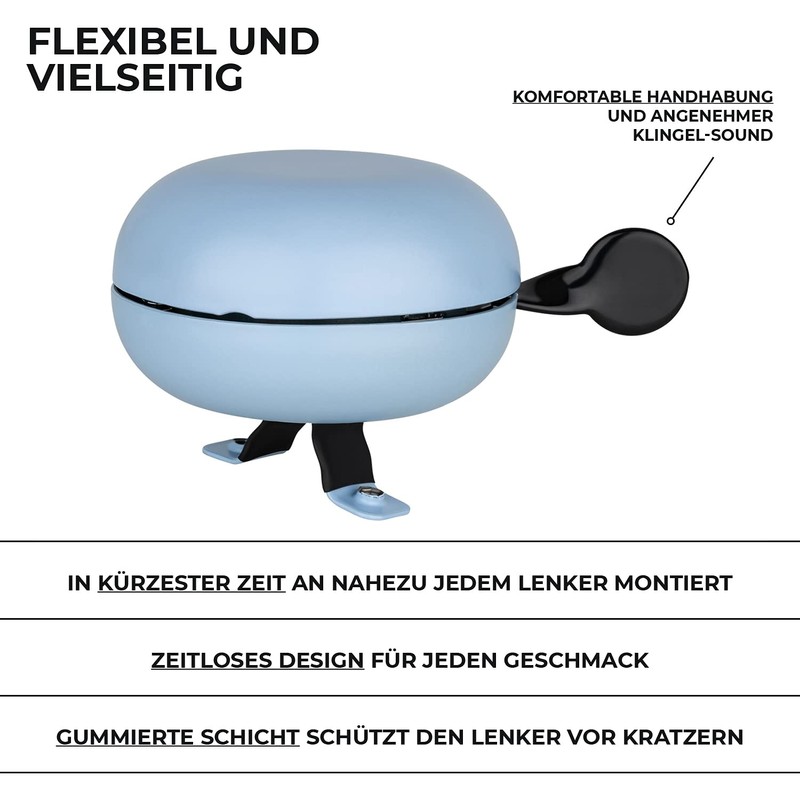 URBAN ZWEIRAD bicycle bell - BIG MAMA bike bell (large),