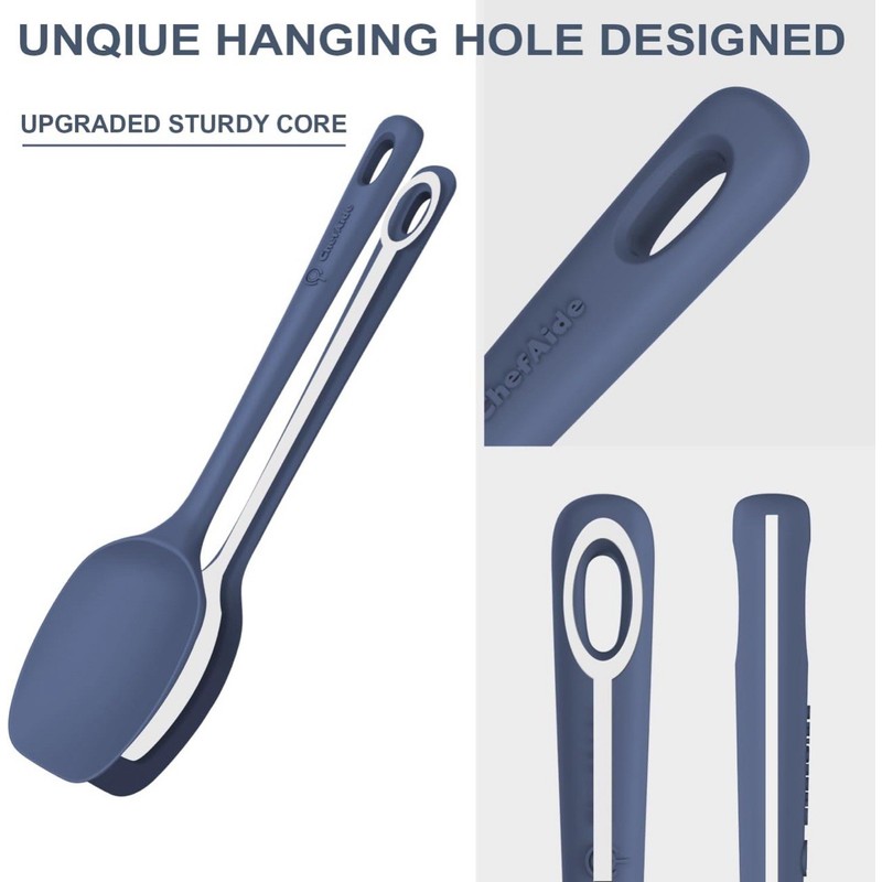 ChefAide 5 Piece Firm Core Silicone Spatula Set / Great