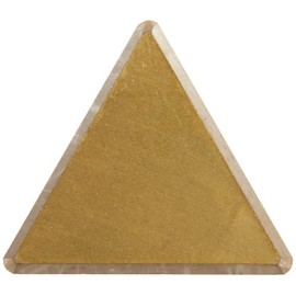 Michigan Drill TPG Solid Carbide Turning Insert, TiN Coated, TPG Shape, TPG322, 0.125" Thickness, 0.031" Nose Radius (Pack of 10)