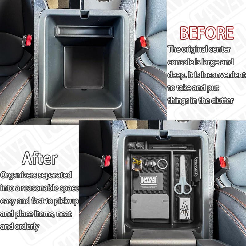 HGWEI Center Console Organizer Compatible with Honda Pilot 2023 2024